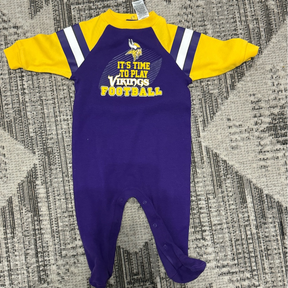 NFL Vikings Romper NWOT